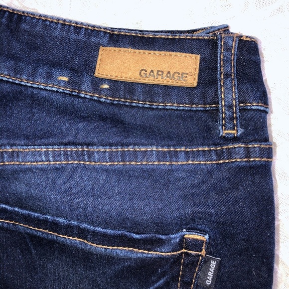 Dark Wash Garage Jeans - Picture 2 of 4
